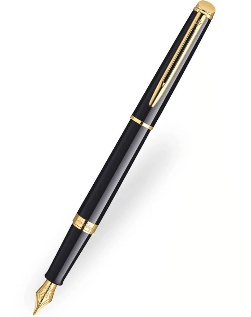 Stylo plume Expert en noir/or par Waterman